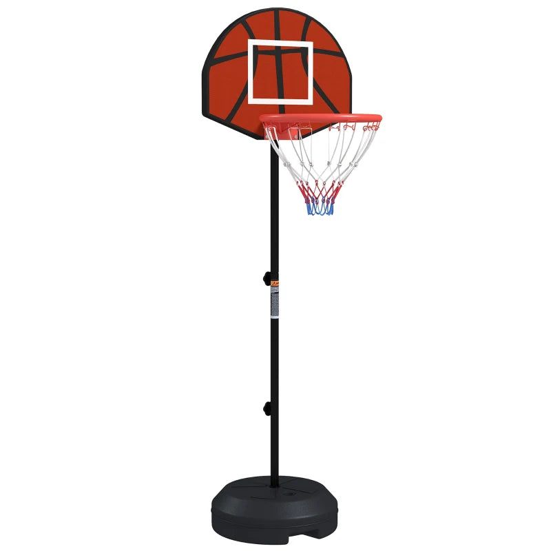 Canestro Basket con Bersaglio Freccette 2 in 1, in Acciaio e PE, 38.5x48.5x179 cm, Nero e Marrone GT7A61-054V00BKGT7