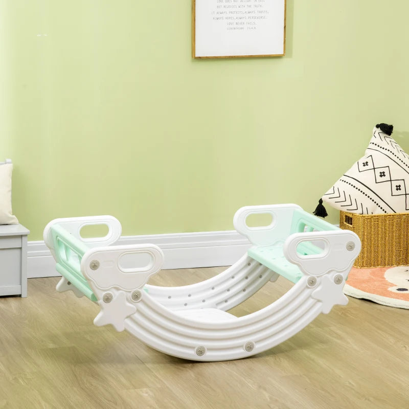 Set 2 in 1 Altalena per Bambini e Tavolo e Sedie per Bambini con 2 Seggiolini, in HDPE, 100x54x42 cm SD5331-027V00GYSD5