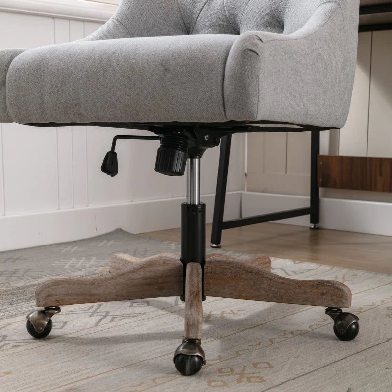 Poltrona Girevole Moderna e Confortevole per Salotto e Ufficio - Design Elegante con Materiali di Alta Qualità, Grigio RF7F-GOM-W1880128028RF7