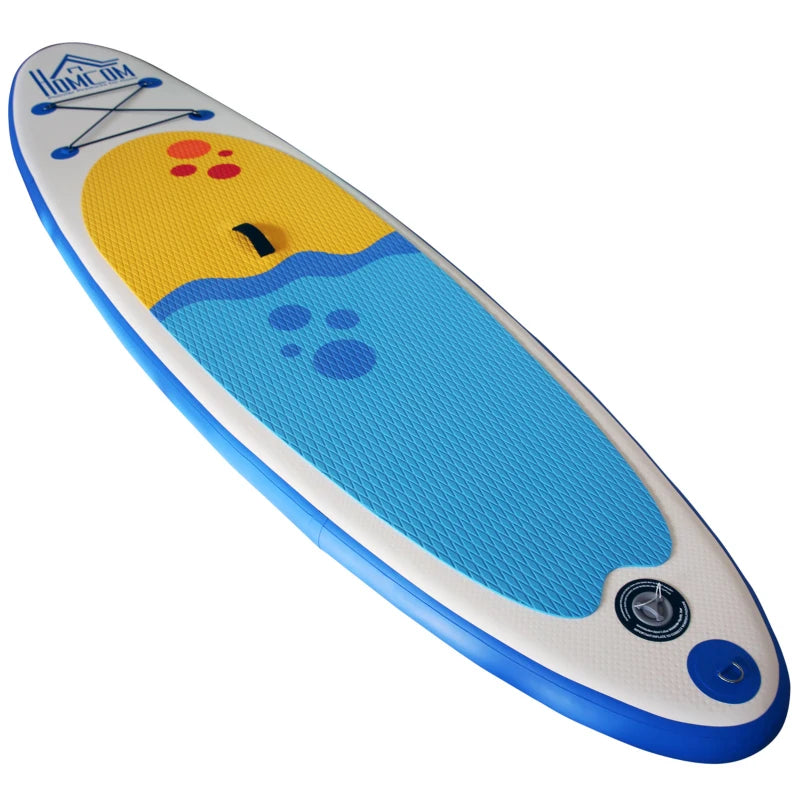 Tavola SUP Gonfiabile Stand Up Paddle con Pagaia Regolabile, Tavola da Surf con Accessori Inclusi, Blu 305x76x10cm QW5A33-008QW5