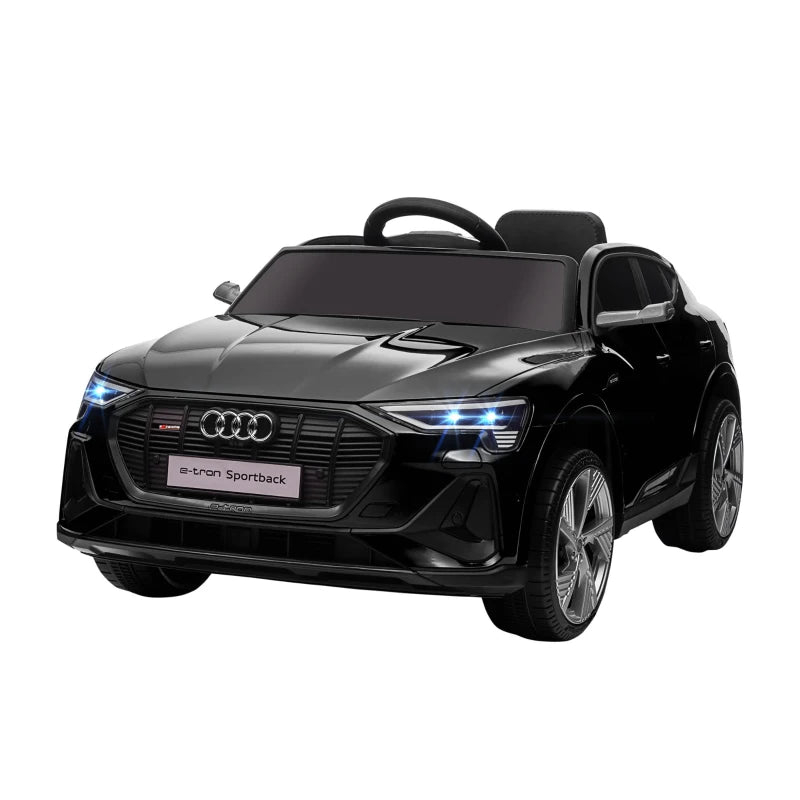 Macchina Elettrica per Bambini 12V con Telecomando, Velocità 3-8km/h, Luci e Musica, Età 3-5 Anni, Nero WS5370-172V90BKWS5