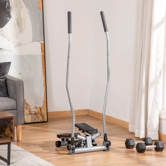 Stepper, Maniglie, Step Fitness con Monitor LCD per Casa e Palestra, Argento TY5A90-281SRTY5