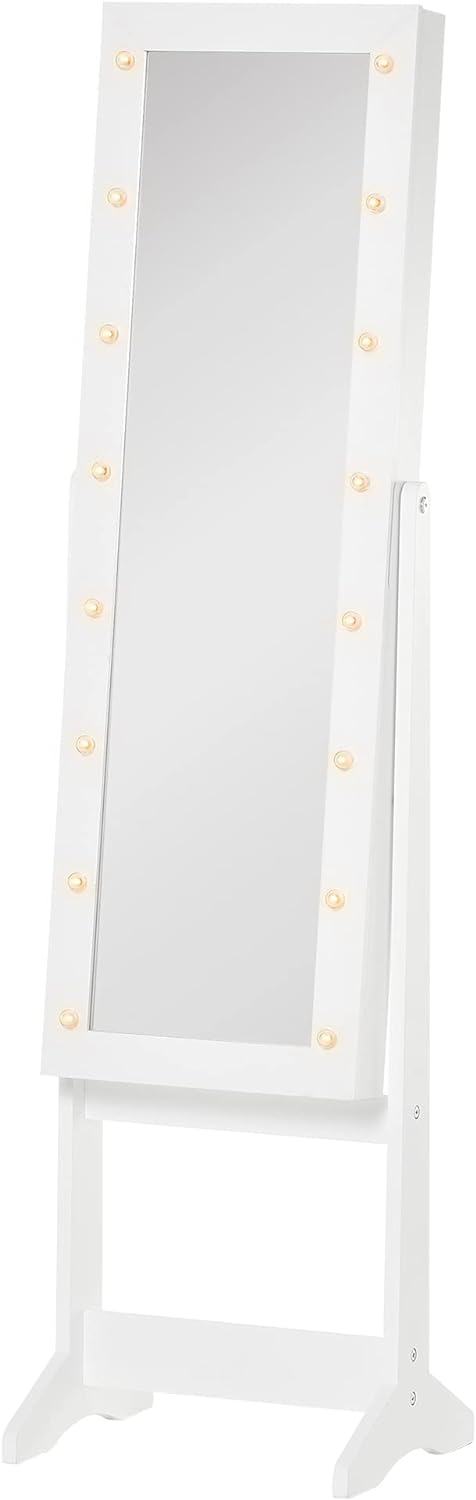 armadietto portagioie con luci a led bianco ingresso camera letto specchio RT9831-2207UU