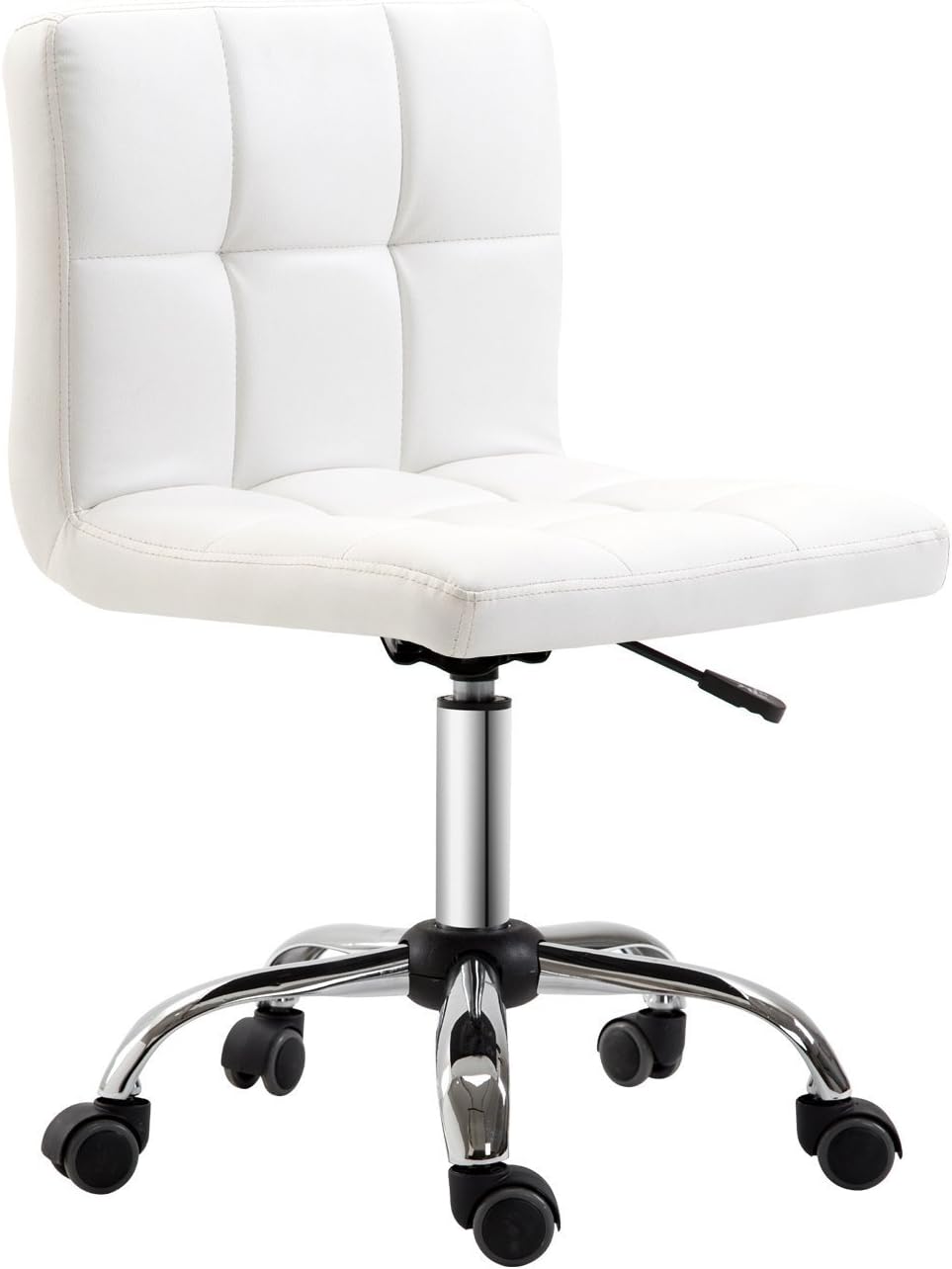 Sedia da Ufficio Ergonomica studio Sedia Girevole Altezza Regolabile in eco pelle 46 × 51 × 80-92cm 88902-0701F55