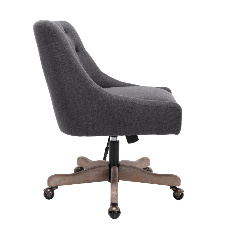 Poltrona Girevole Moderna e Confortevole per Salotto e Ufficio - Design Elegante con Materiali di Alta Qualità, Nero GB8F-GOM-W1880128026GB8