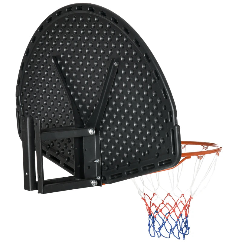 Canestro Basket per Bambini e Adulti da Indoor e Outdoor in Acciaio e PE, 110x90x70 cm, Nero e Giallo DE4A61-033V00OGDE4