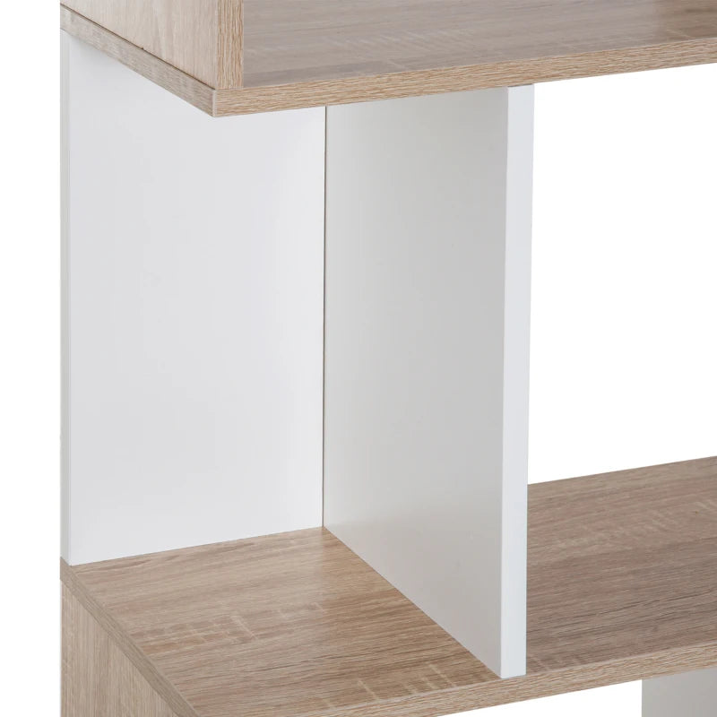 Libreria di Design Scaffale Ufficio Legno Moderna 4 Ripiani 60×24×148cm TY9833-451TY9